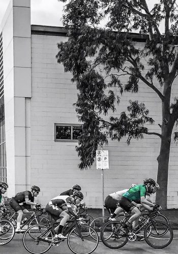 Chris from CYC leading the peloton